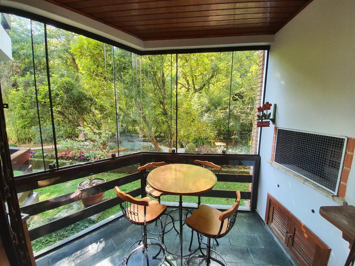 Lindo Apto No Centro Capivari - Condominio Privado Campos do Jordão Eksteriør billede