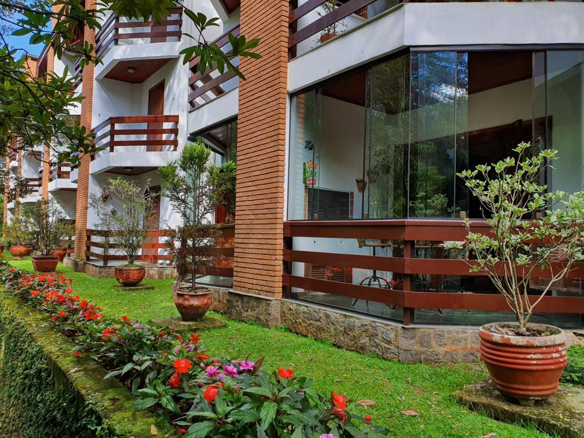 Lindo Apto No Centro Capivari - Condominio Privado Campos do Jordão Eksteriør billede